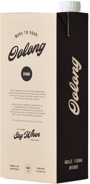 Say When Oolong Chai Concentrate