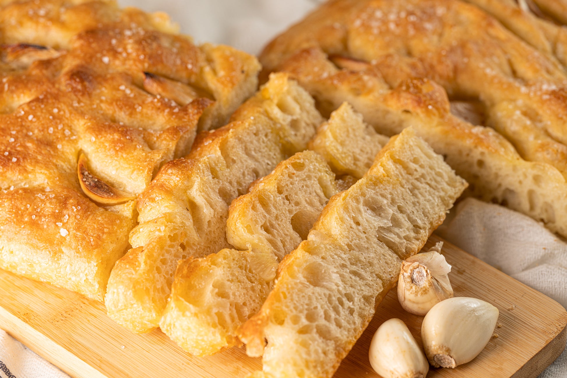 Roasted Garlic Focaccia