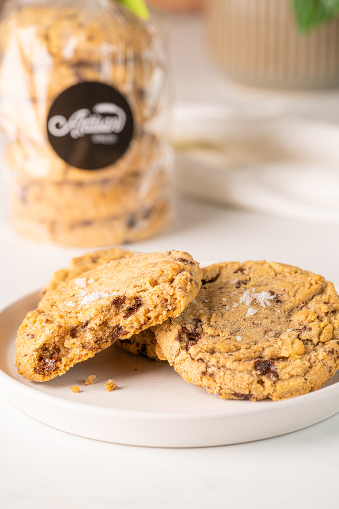 Salted Brown Butter Chocolate Chunk Cookies