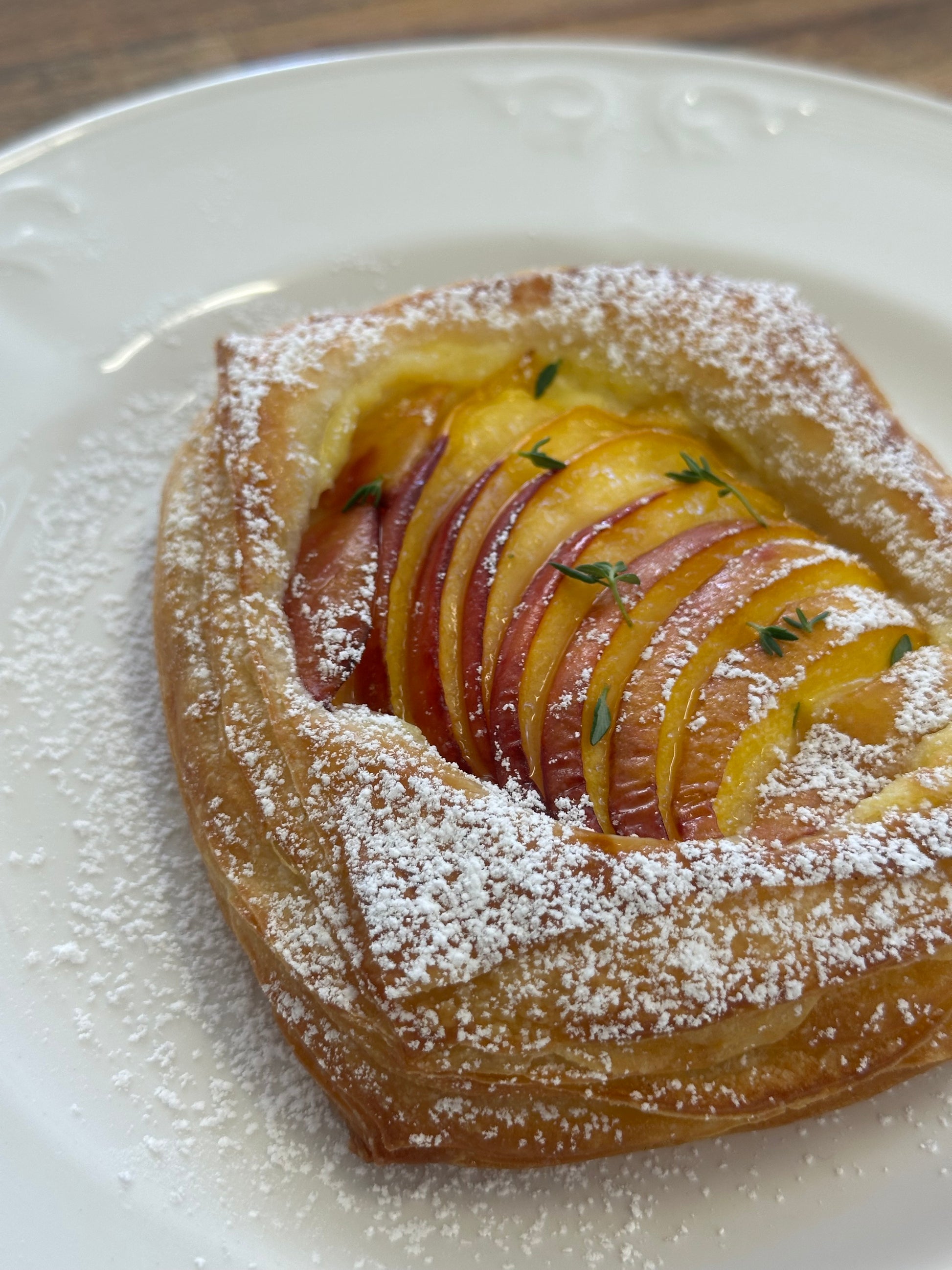 Peaches n Cream Danish