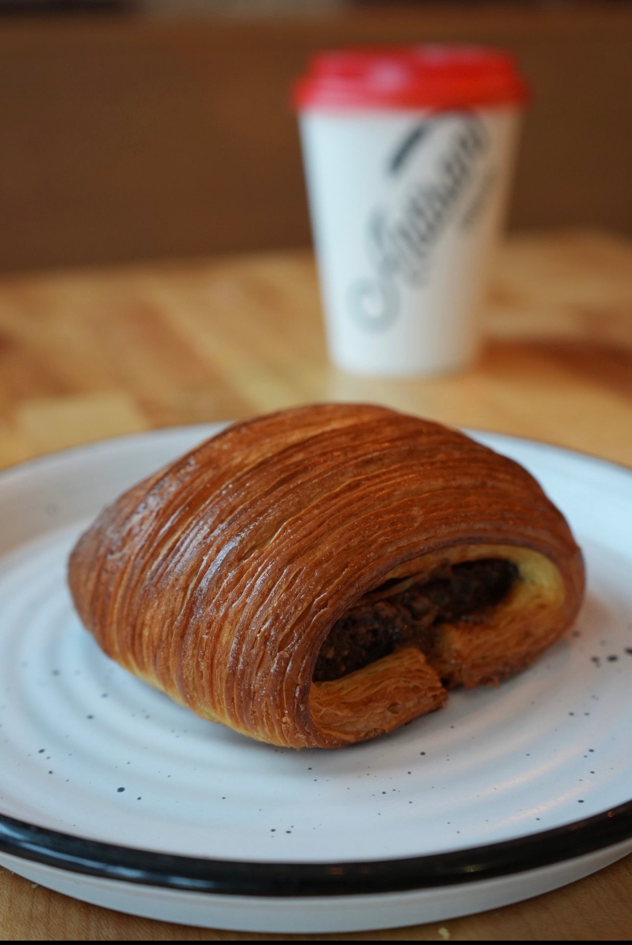 Chocolate, Hazelnut & Bailey's Pain Suisse